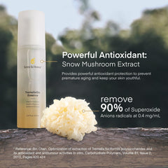 TEREZ & HONOR TremellaGlo serum with HA forms for deep hydration.