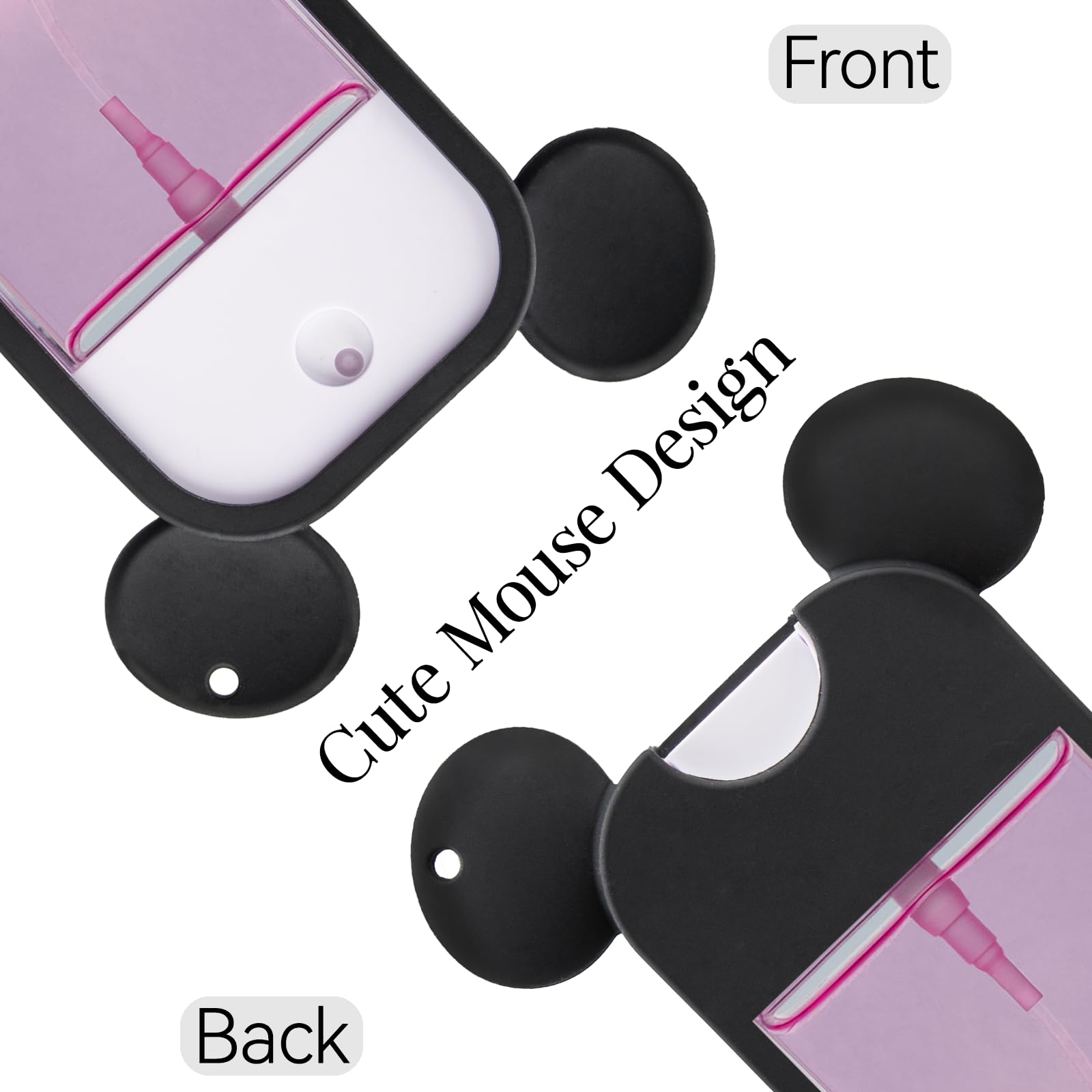 TERPINK rotating-keychain silicone case offers easy attachment to bags and belts.