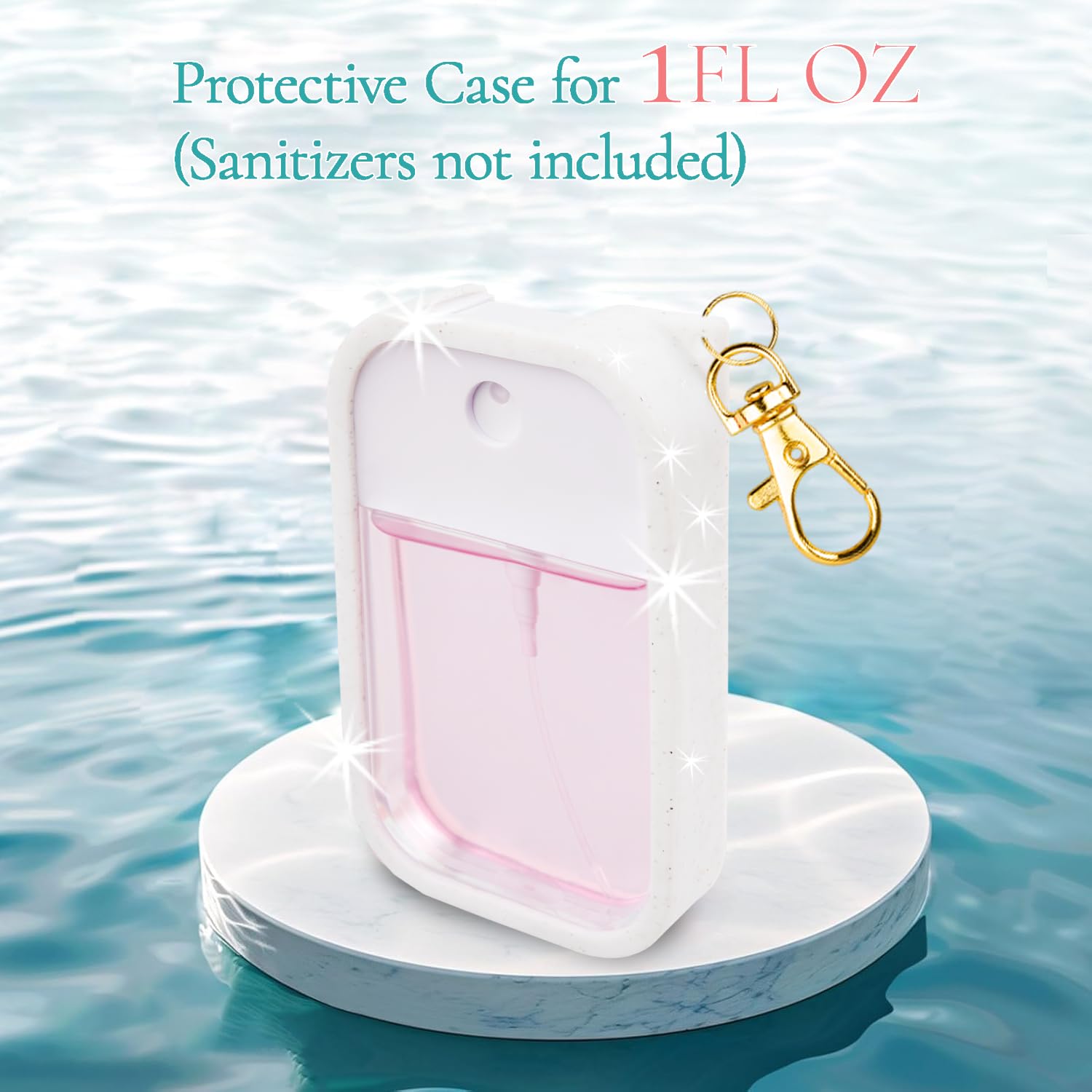 TERPINK silicone case with 360° rotating keychain attachment for quick access