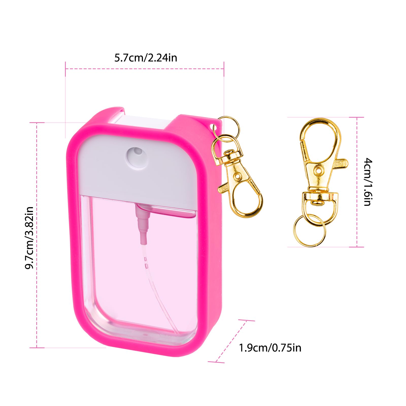 TERPINK hot pink edge cushioning protects against bumps during daily use.