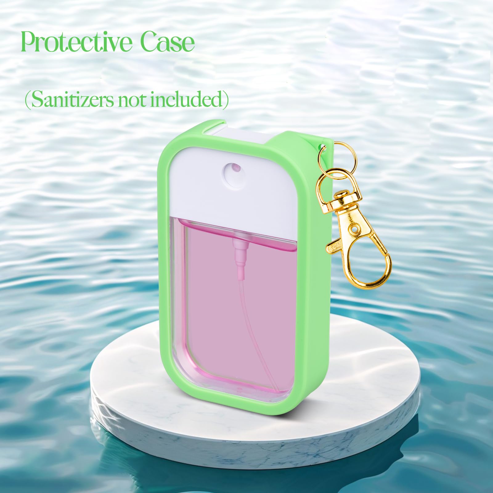 TERPINK Touchland case green edge-cushion—4mm wider edge cushions minor bumps