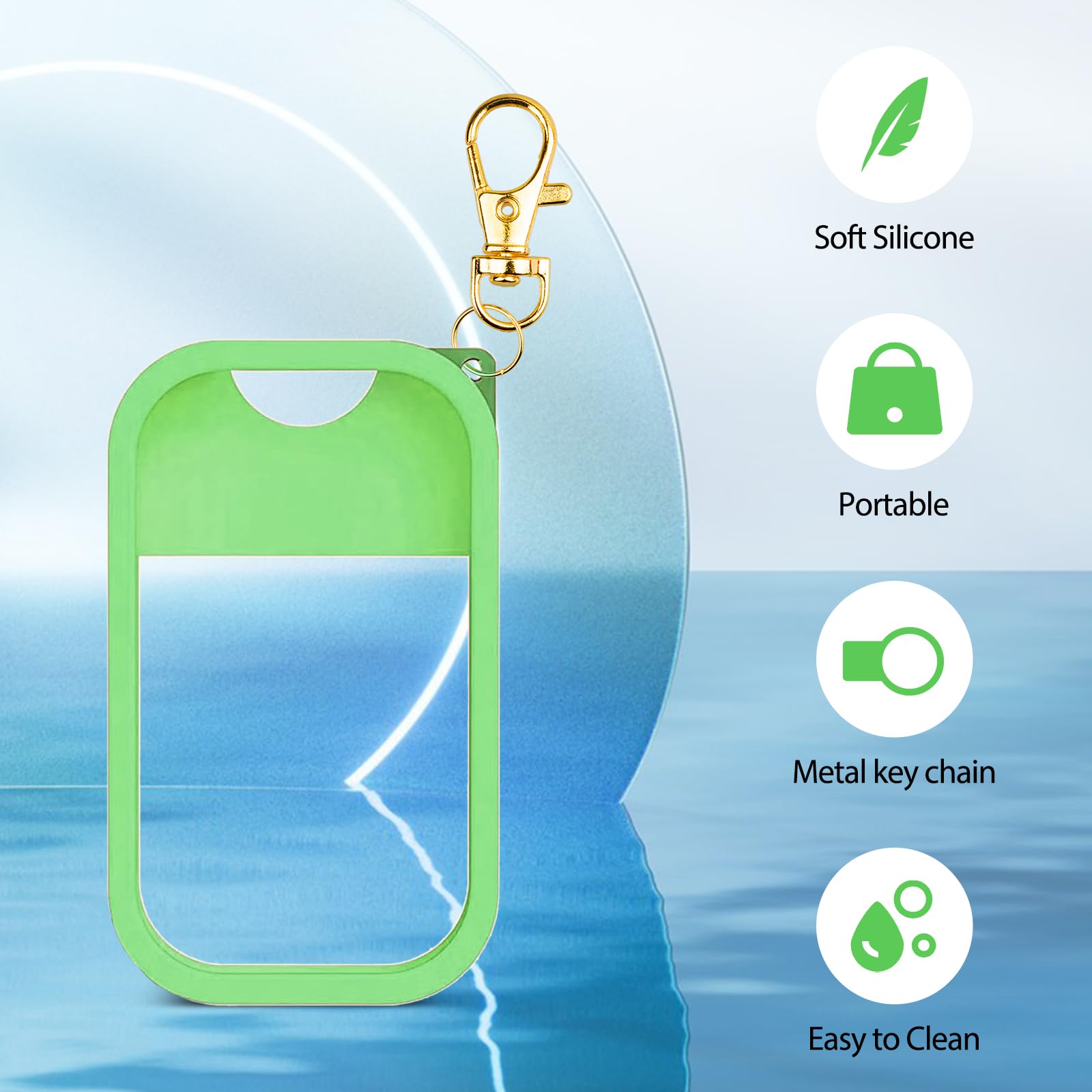 TERPINK Touchland case green soft-silicone—lightweight, flexible protection
