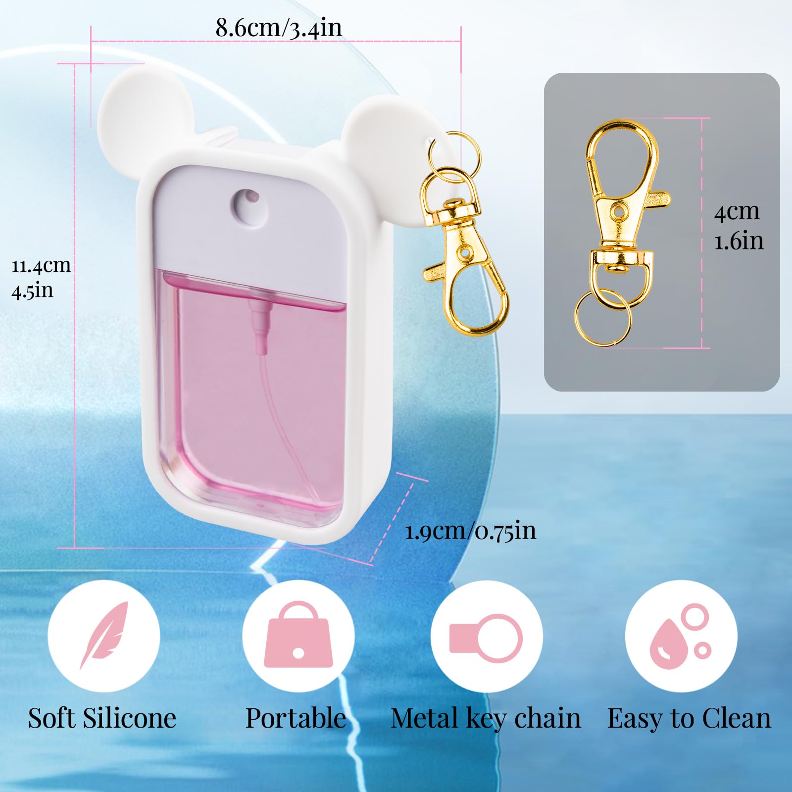 TERPINK two-pack mouse-case in black and white is a practical daily companion.
