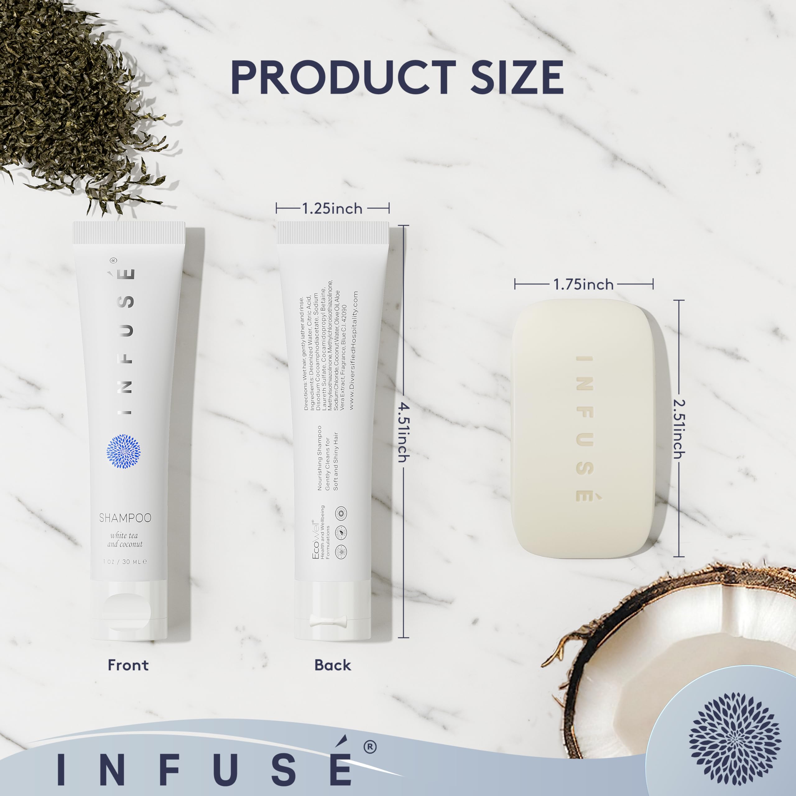 Terra Pure Infuse travel kit open shows compact hotel-ready toiletries