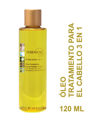 Terramar Oleo argan oil bottle for daily nourishment and shine.