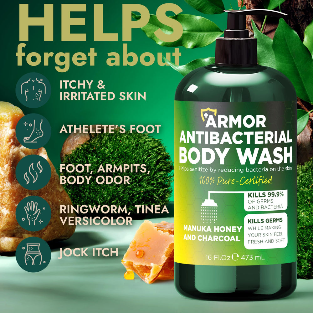 Terramed Just Think Comfort activated charcoal swirl signals pore cleansing action.