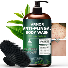Terramed Just Think Comfort antifungal body wash bottle supports clean skin with tea tree oil