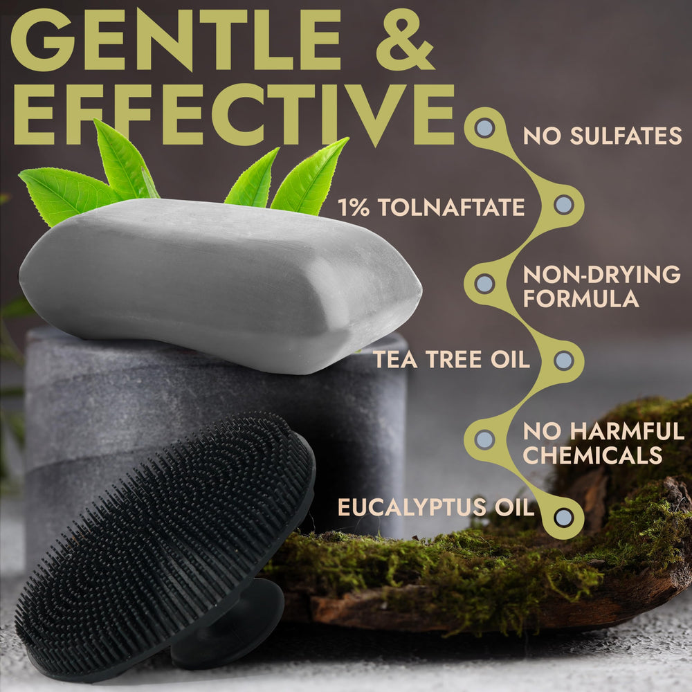 Terramed Just Think Comfort soap pack 2 lathering foam for refreshing clean.