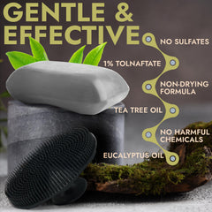 Terramed Just Think Comfort soap pack 2 lathering foam for refreshing clean.