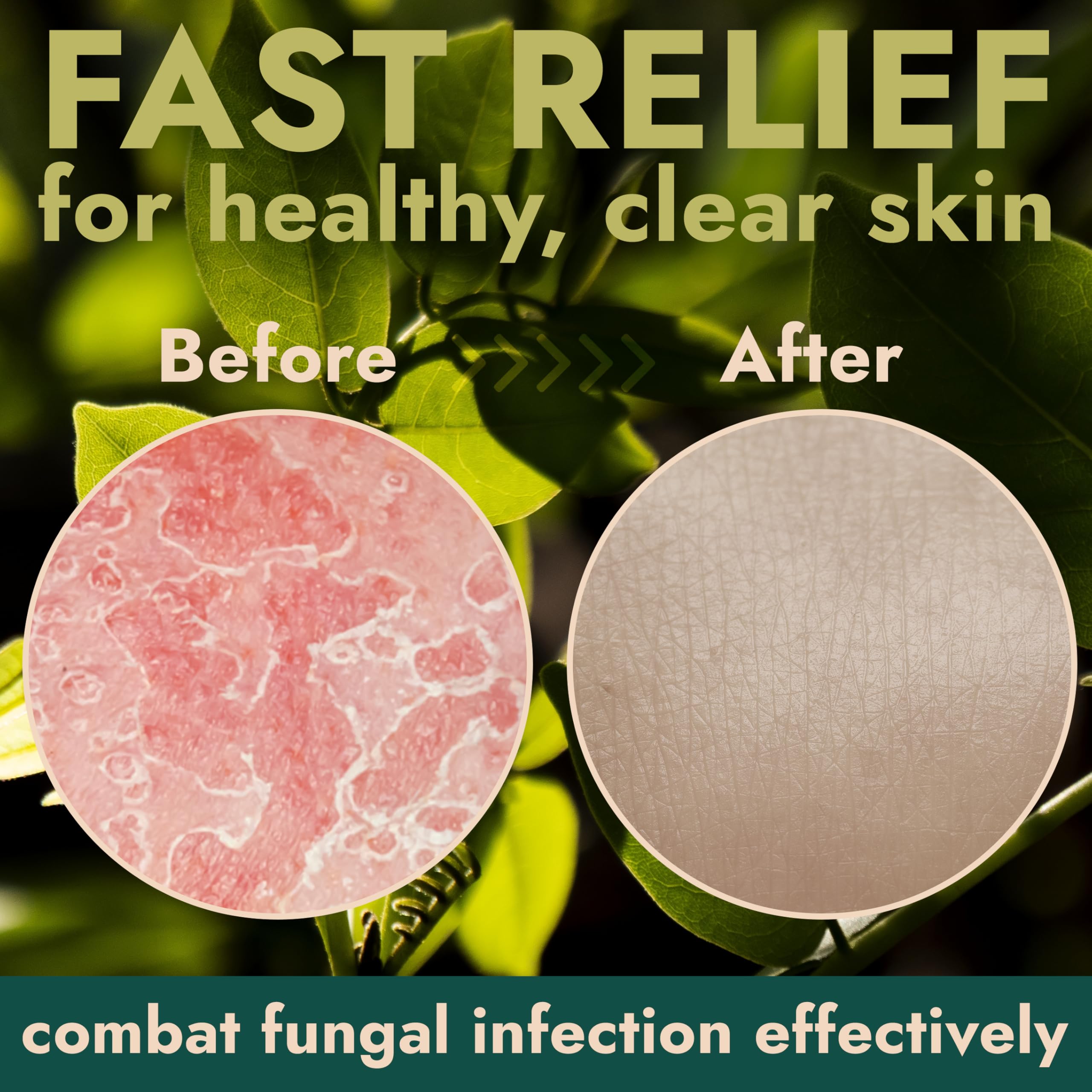 Terramed Just Think Comfort antifungal soap pack 2 pack display in-store.
