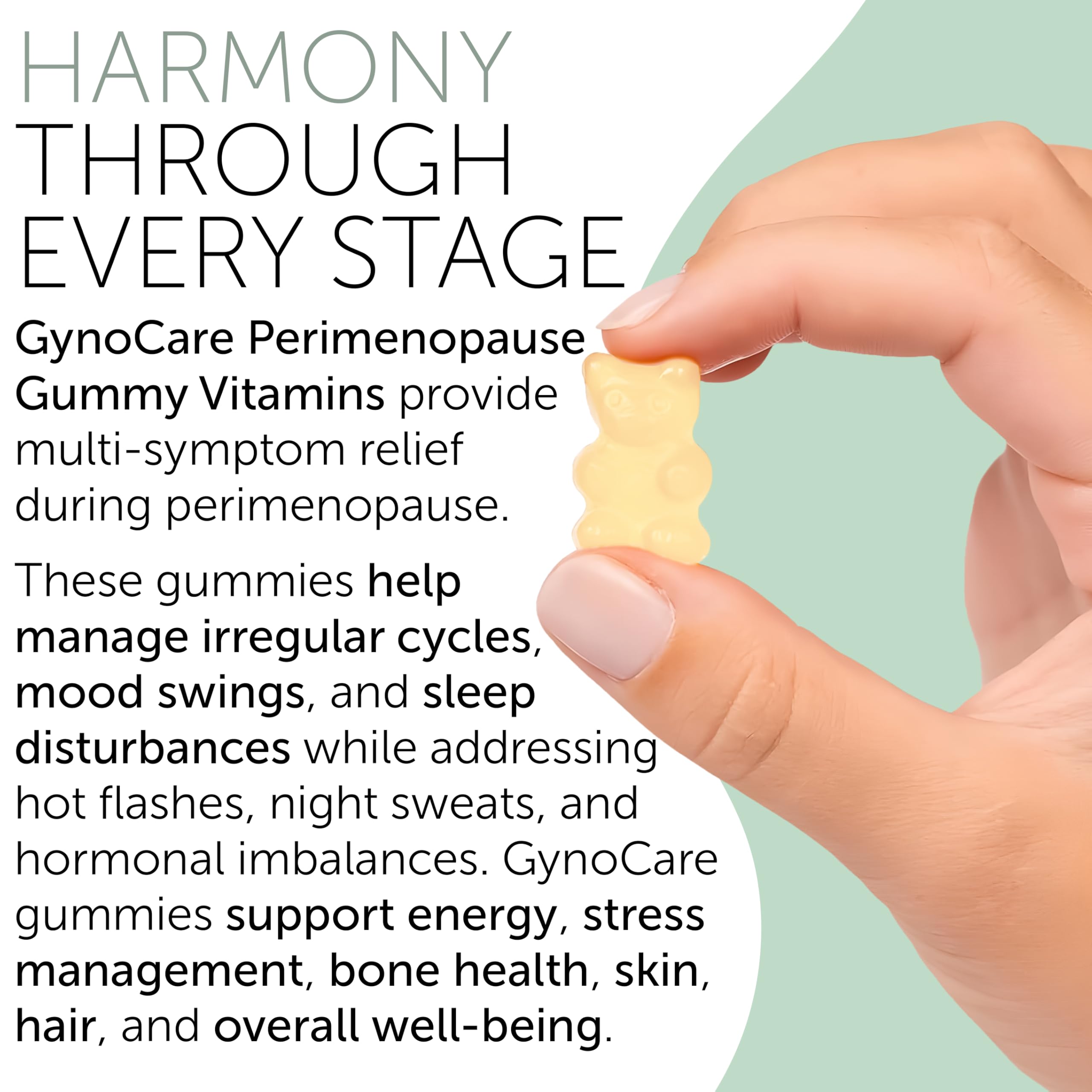 Terramed Just Think Comfort hormone balance gummies on shelf support mood stability during midlife