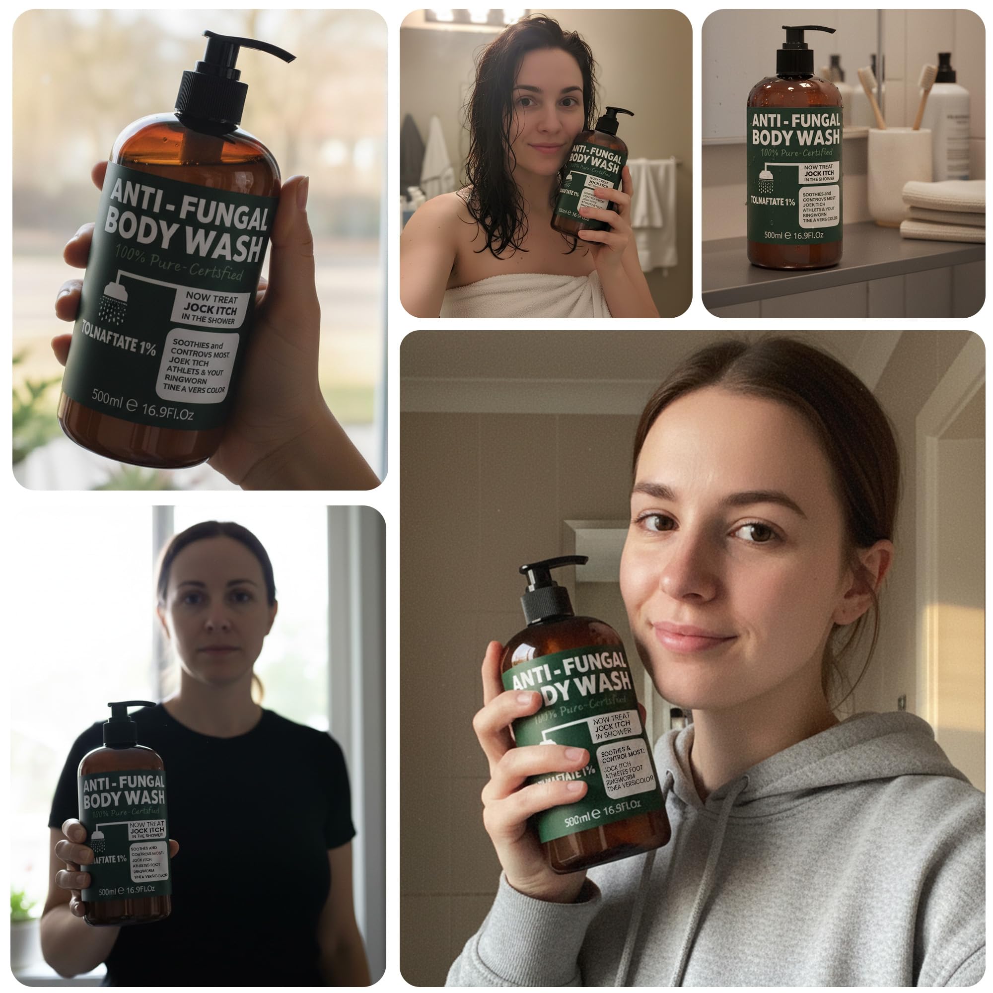 Terramed Just Think Comfort athlete after-workout rinse emphasizing odor protection