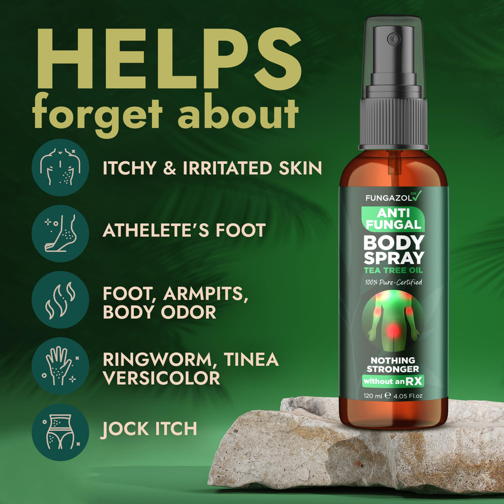 Terramed Just Think Comfort quick-absorption-spray provides rapid relief on irritated skin.
