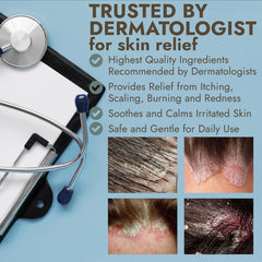 Terramed Just Think Comfort Tea Tree Scalp Scrub texture highlighting quartz and sea salt exfoliants
