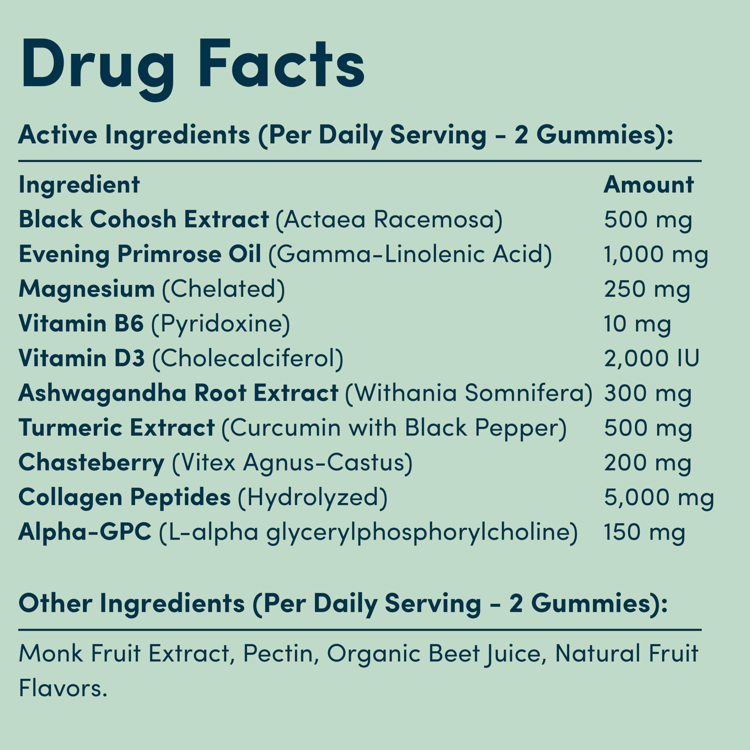 Terramed Just Think Comfort vegan gummies pack provides convenient perimenopause support for busy days