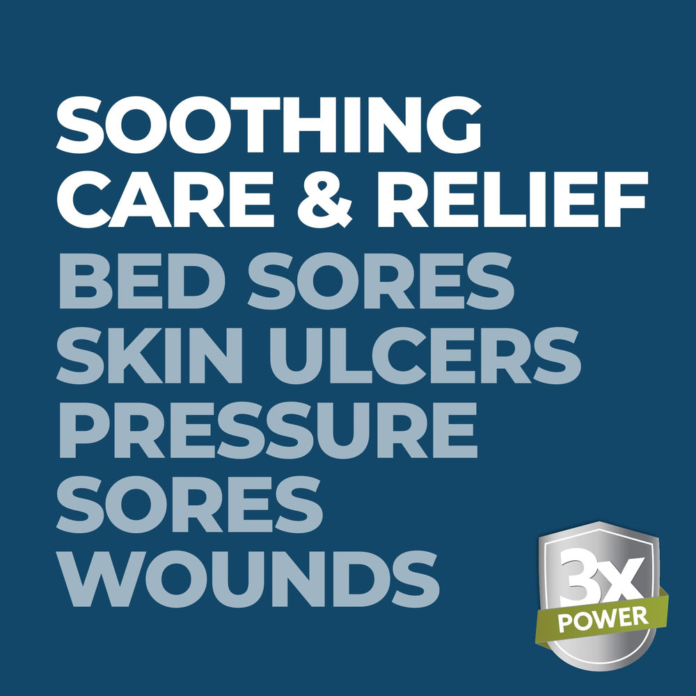 Terrasil Activated Minerals technology illustration showing enhanced skin healing support.