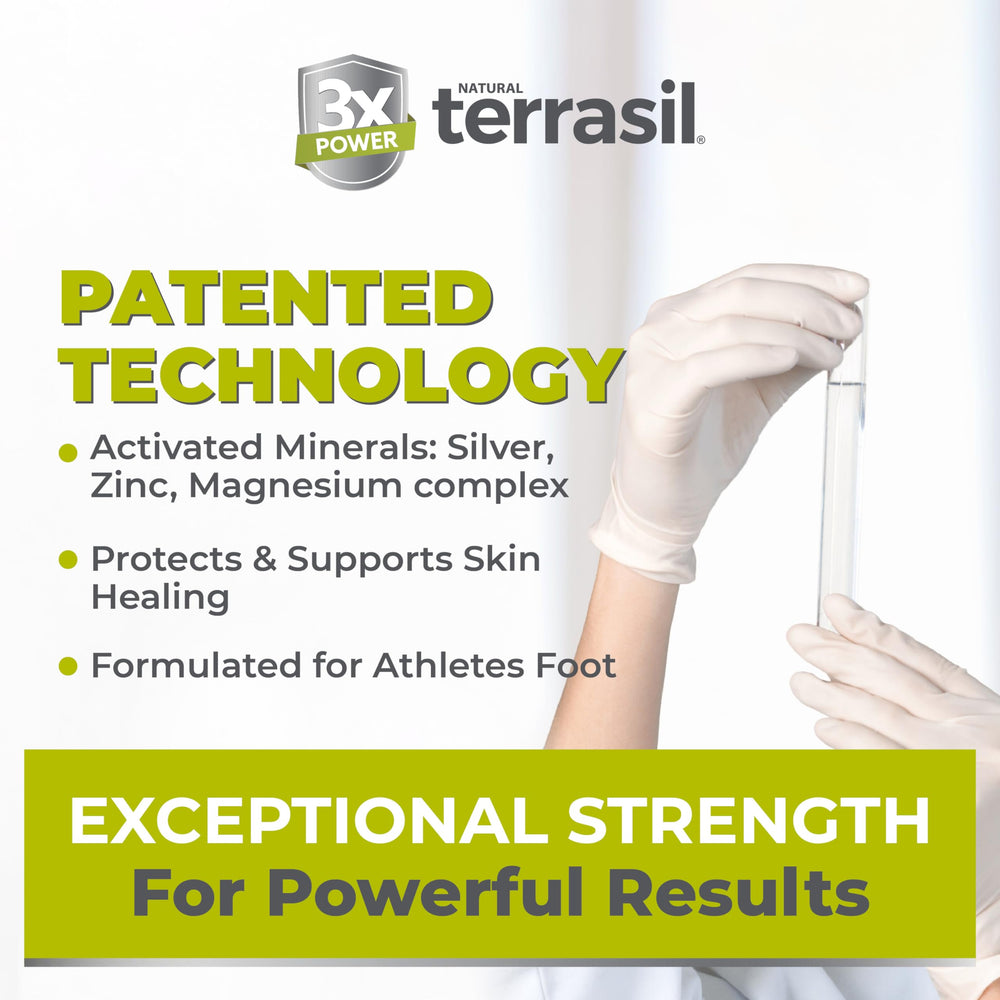 Terrasil soap label shows dermatologist testing and safety.