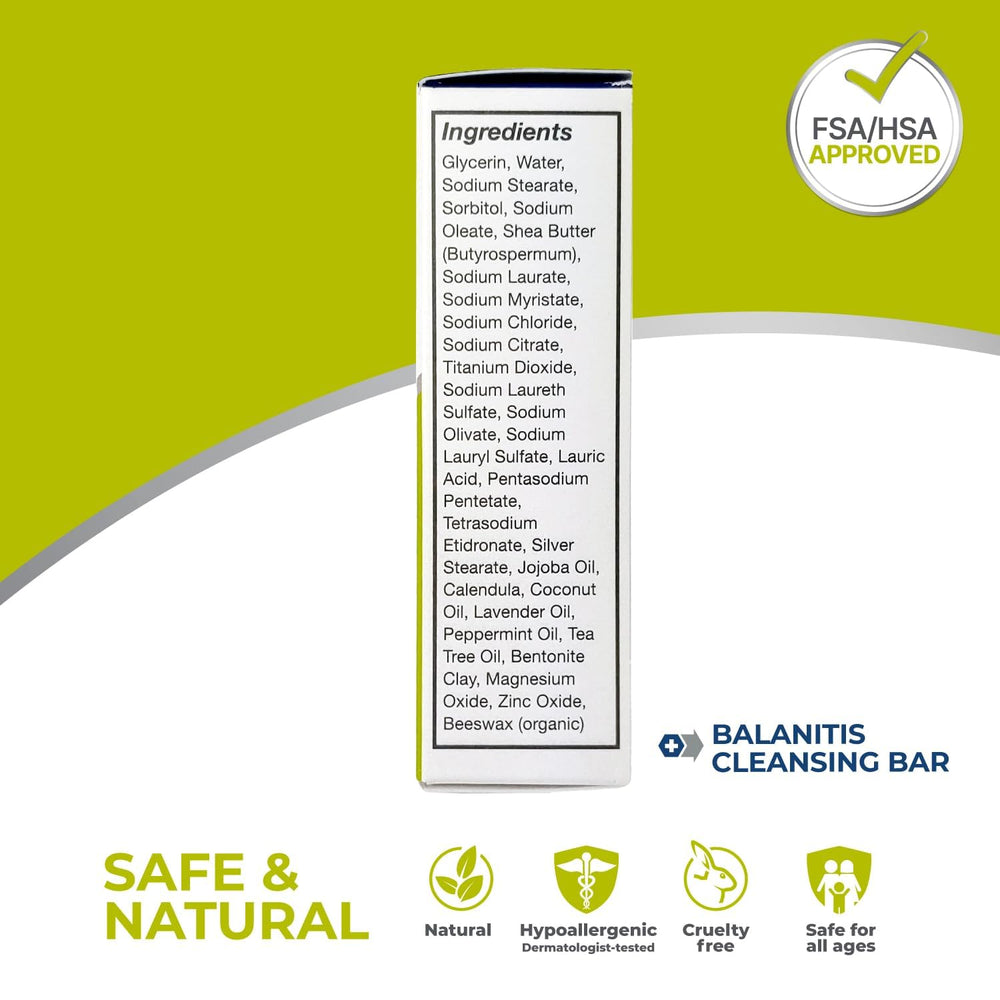 Terrasil Balanitis Soap Men made in USA ensures quality and safety.
