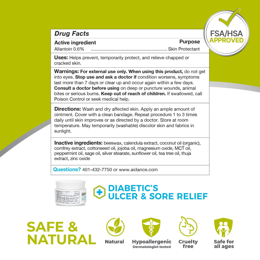 Terrasil Foot Ulcer Cream FSA/HSA eligible product for purchases