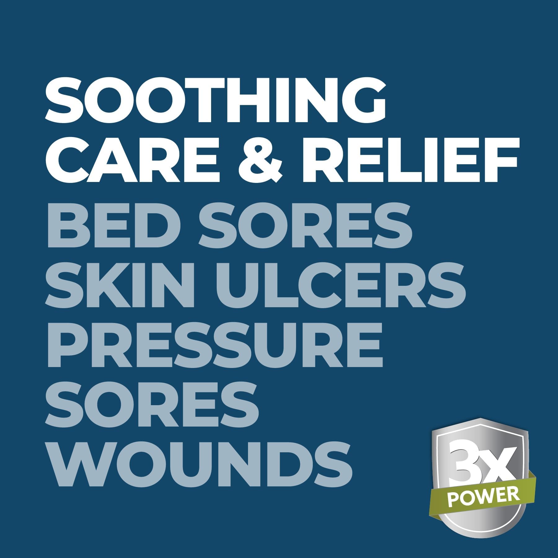 Terrasil natural ingredients like allantoin and beeswax highlighted for gentle healing support.