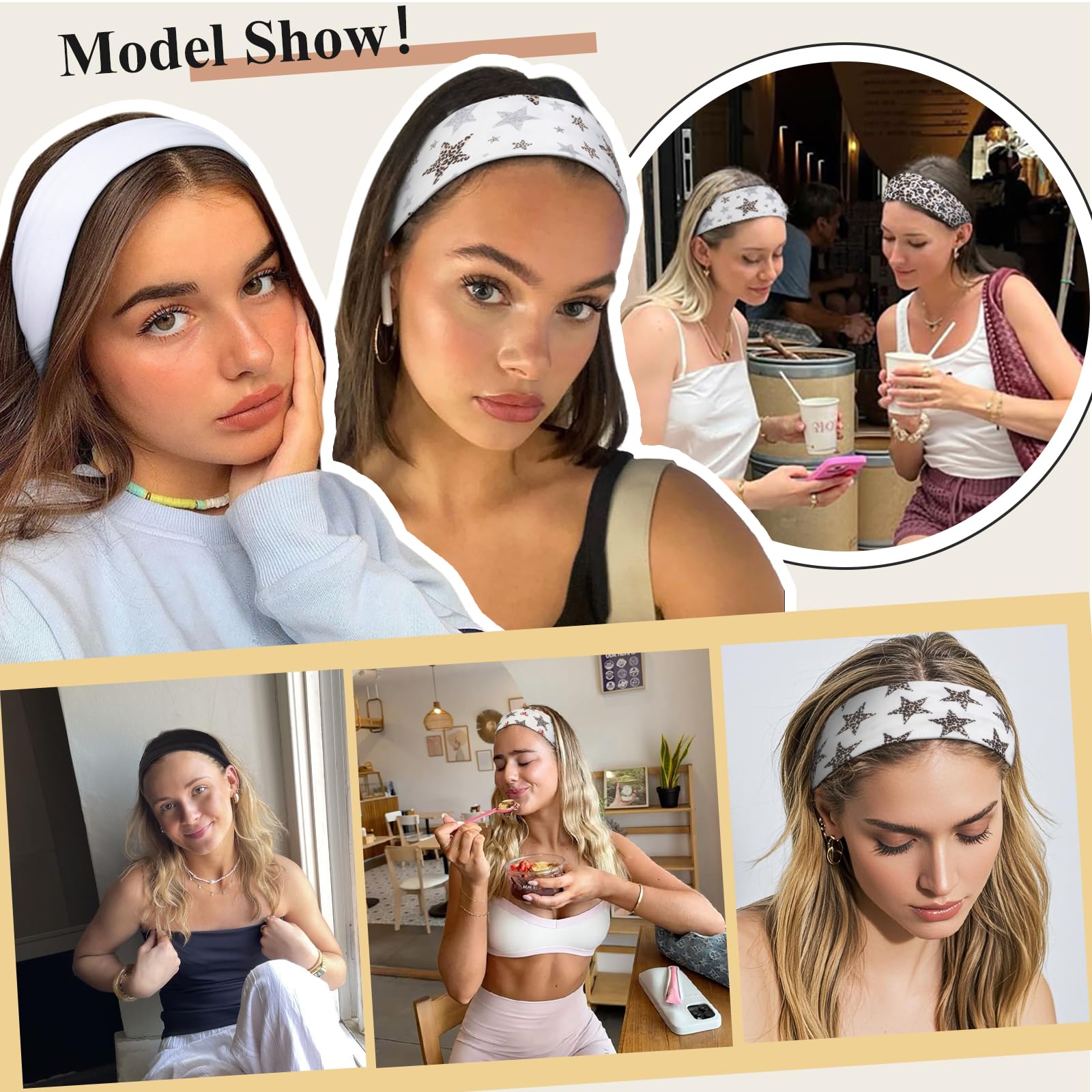 TERSE bow headbands provide cute accent with flexible stretch.