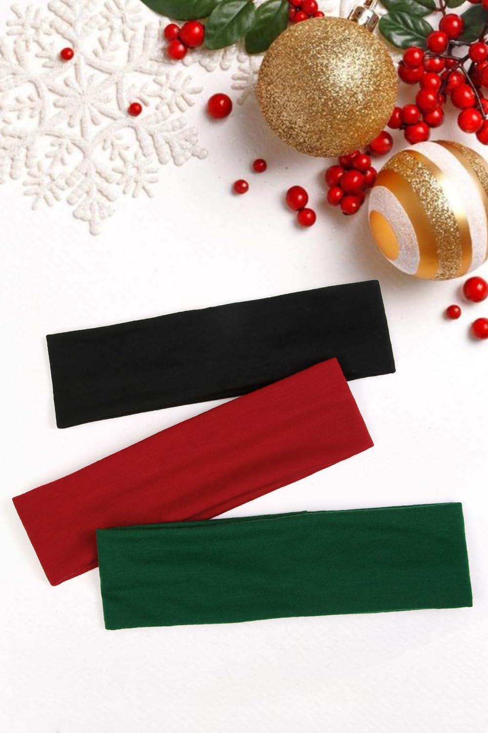 TERSE Christmas headbands yoga and running use highlights versatile headwear.