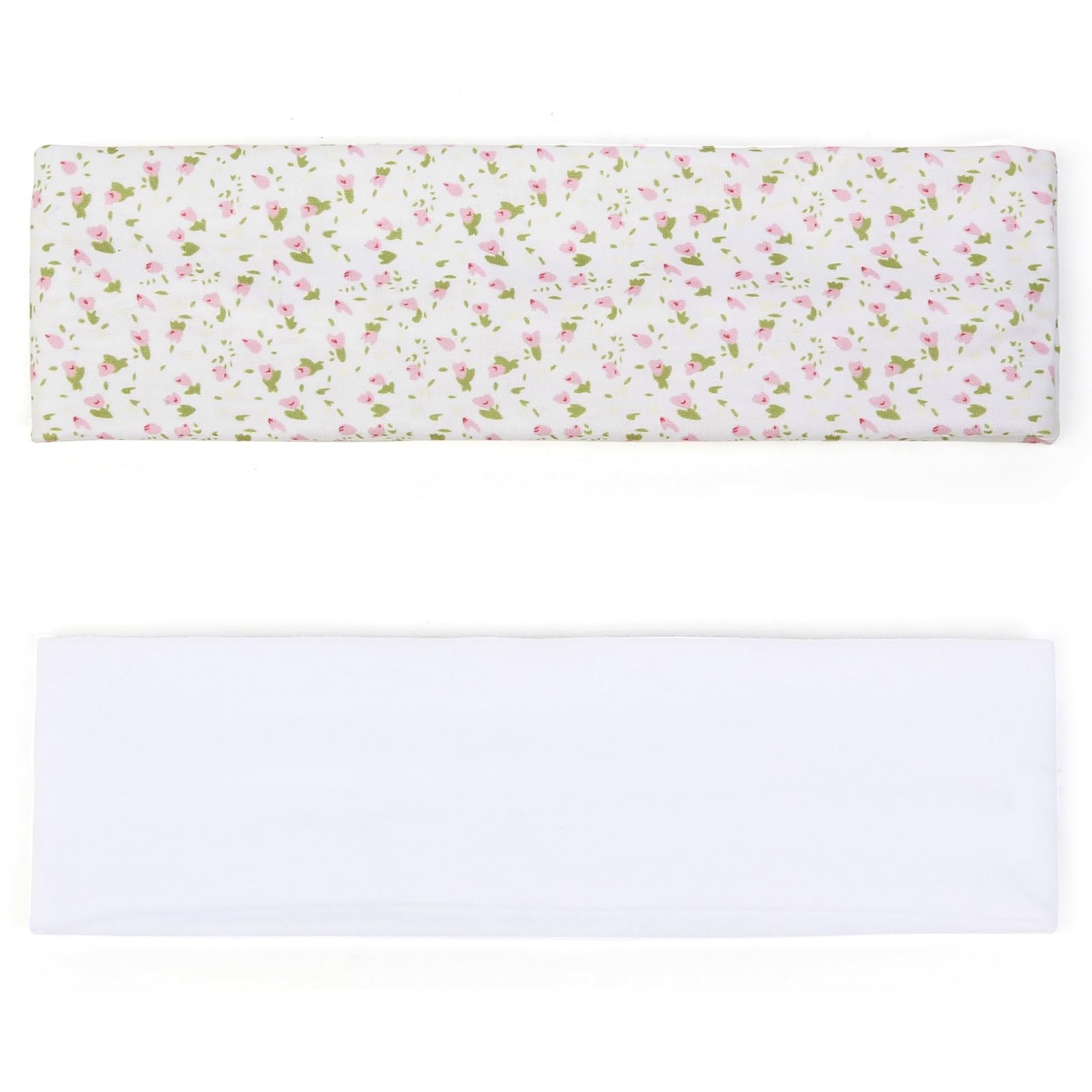 TERSE headband with blue-white stripes offers soft fabric for all-day comfort.