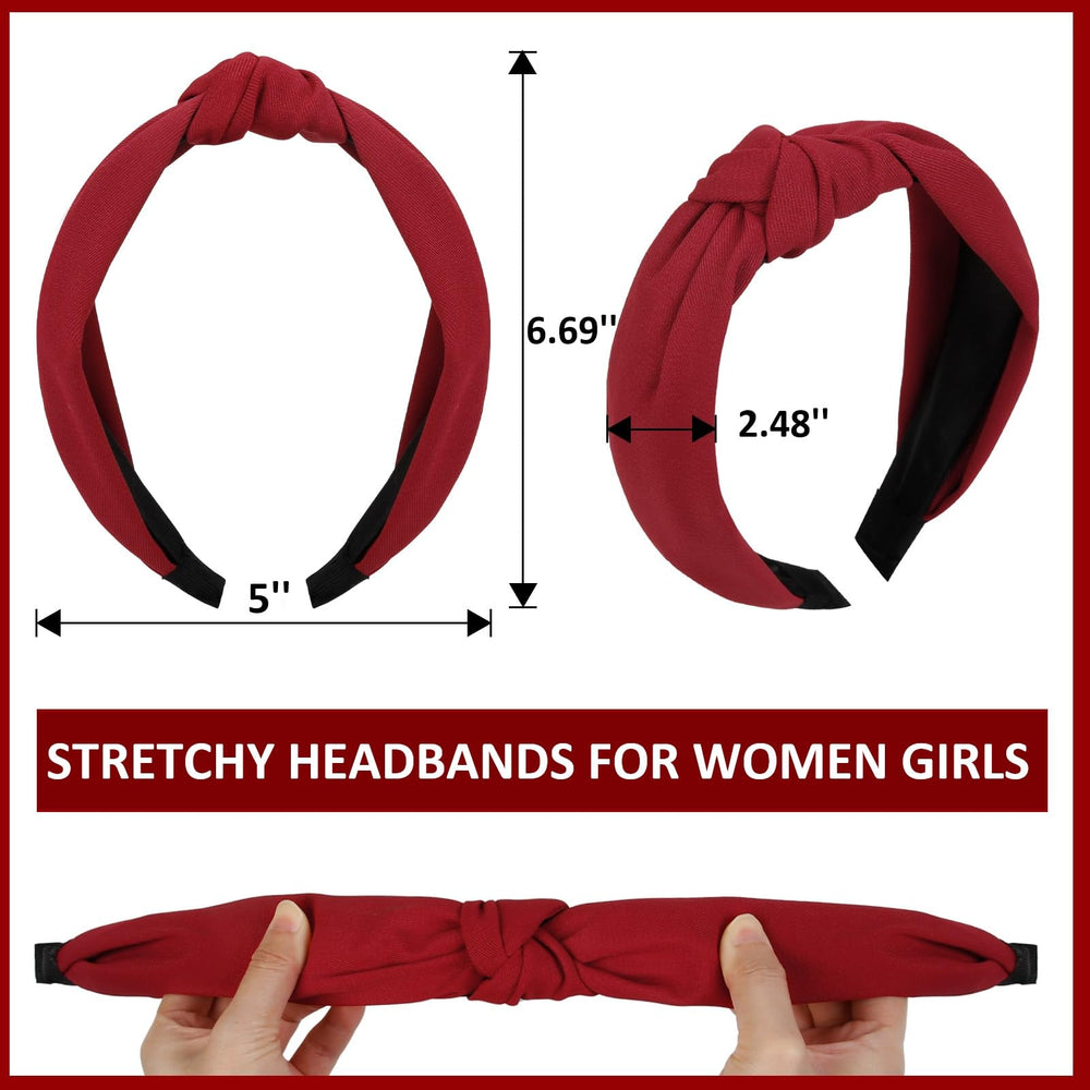 TERSE headbands in 6 shades complement outfits from casual to festive.