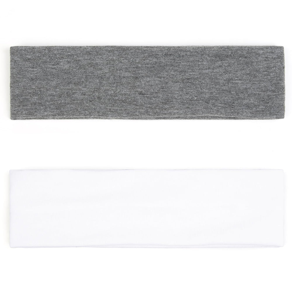 TERSE headbands in black, white, gray, and prints for versatile styling.