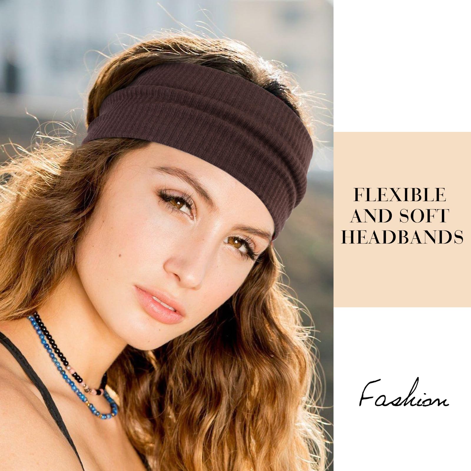 TERSE boho pattern headbands with multiple colors to match outfits