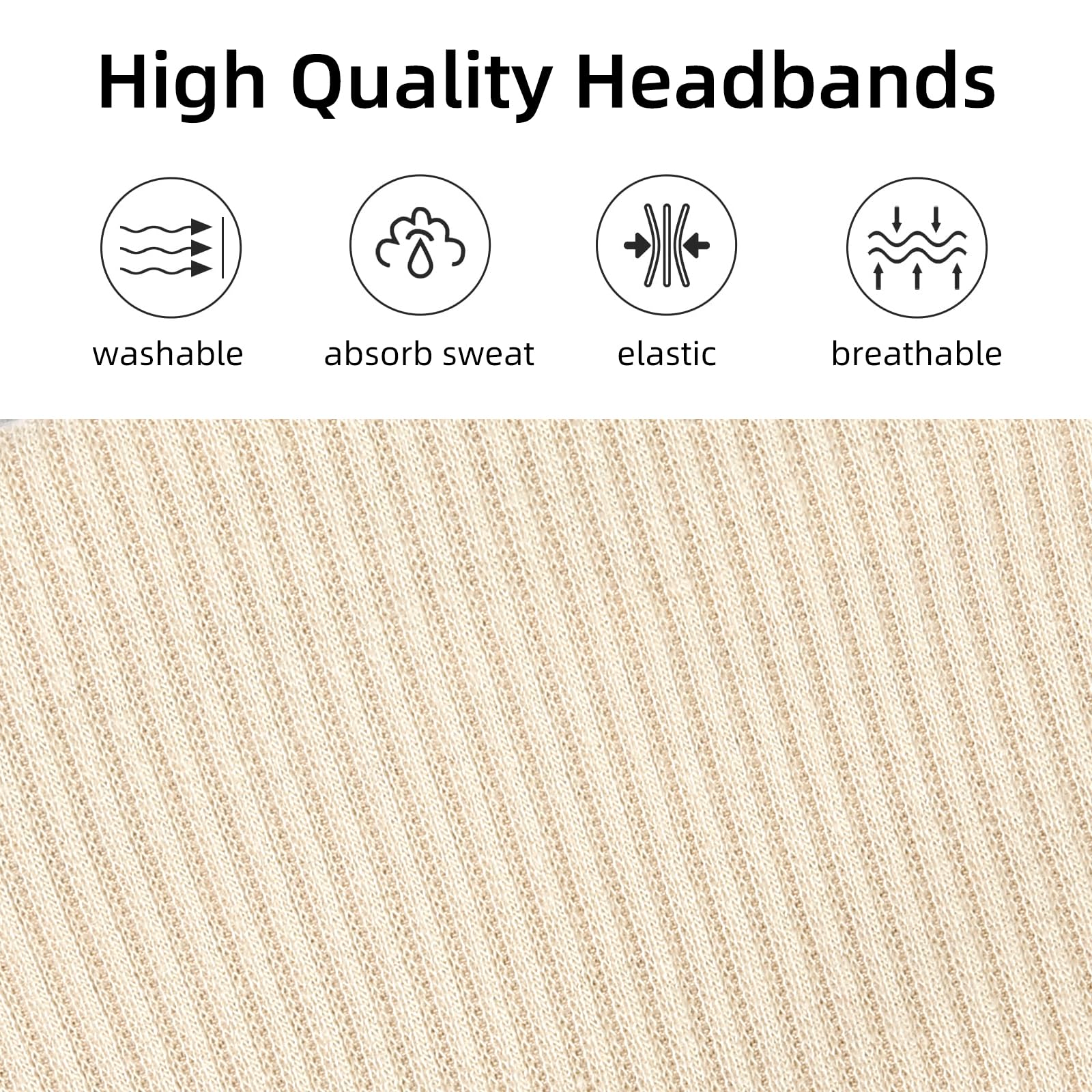 TERSE headbands used during daily activities like yoga, makeup, travel