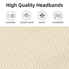 TERSE headbands used during daily activities like yoga, makeup, travel