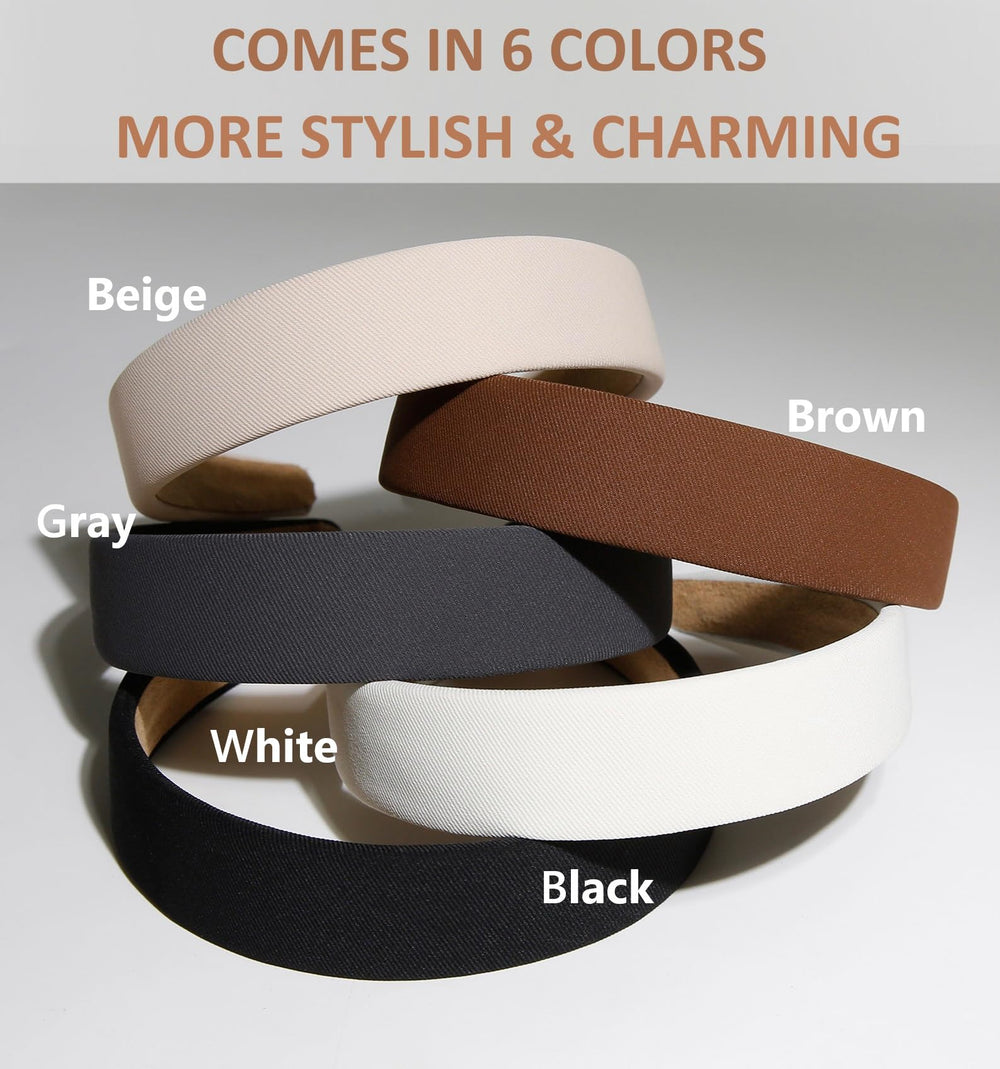 TERSE Headbands non-slip elastic-fit shows secure all-day wear.