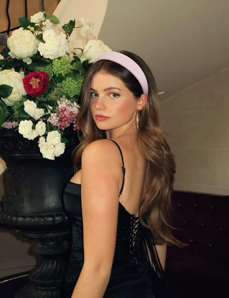 TERSE headbands womens-fashion-accessory complements multiple hairstyles.