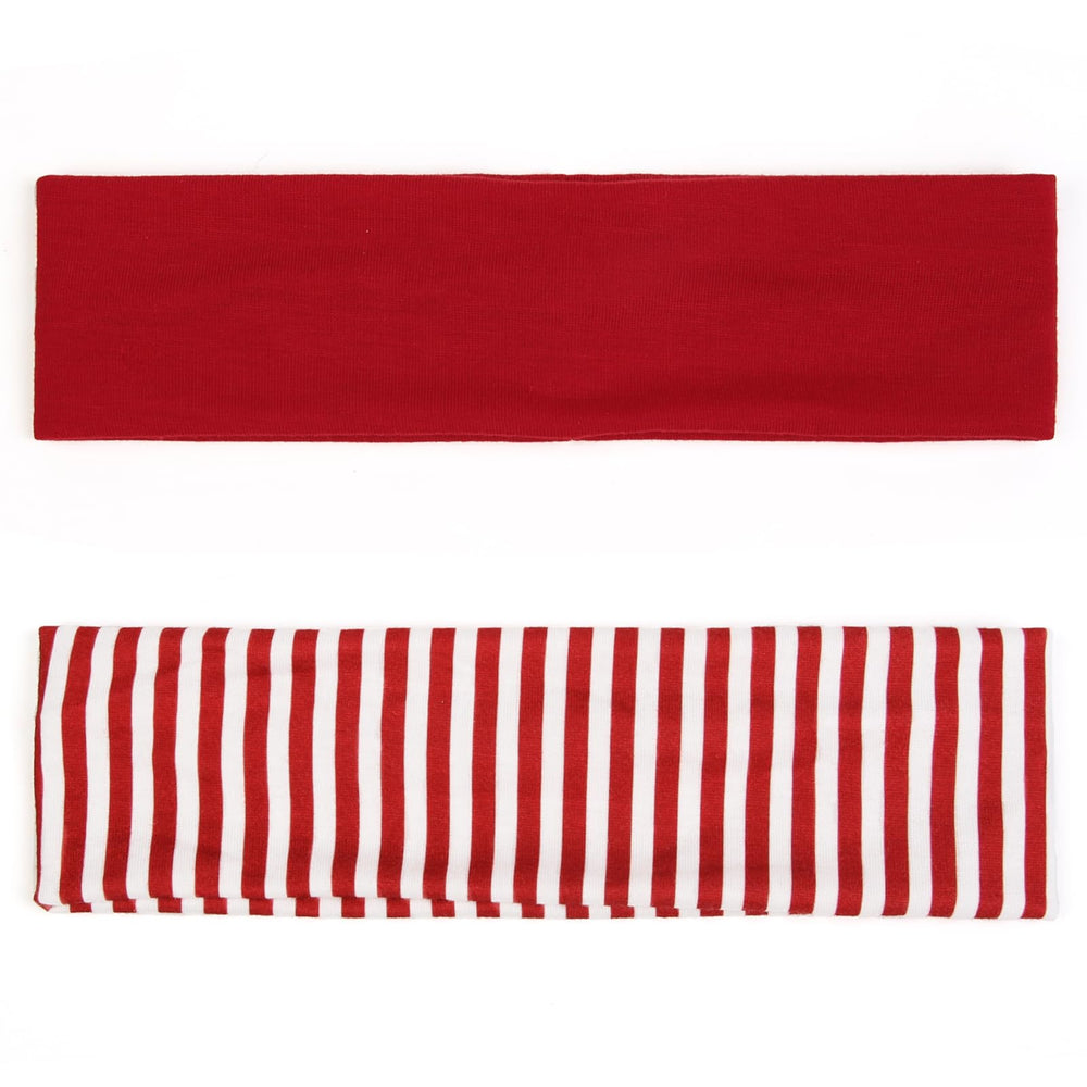 TERSE headbands green striped close-up for yoga and running