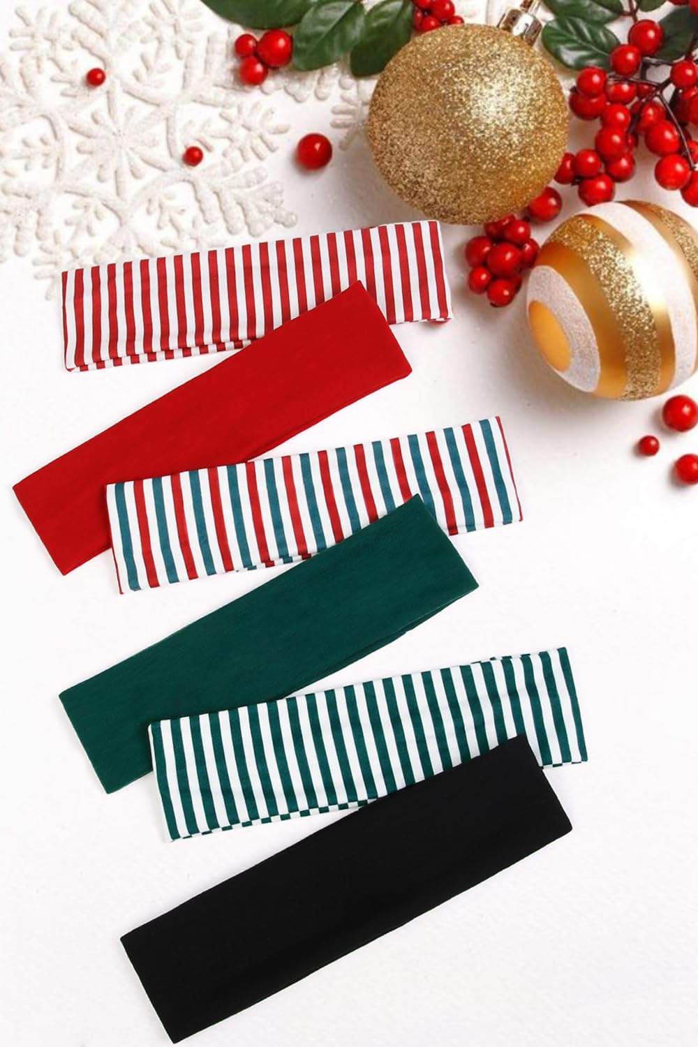 TERSE headbands six-pack display close-up for versatile outfits