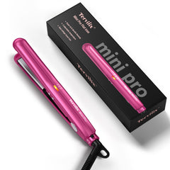 Terviiix mini flat iron with adjustable temperature for precise styling on short hair