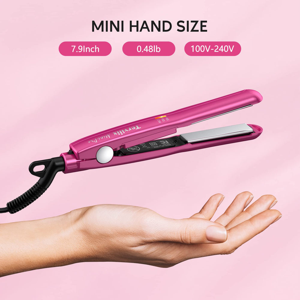 Terviiix compact portable design fits in bags for quick touch-ups anywhere