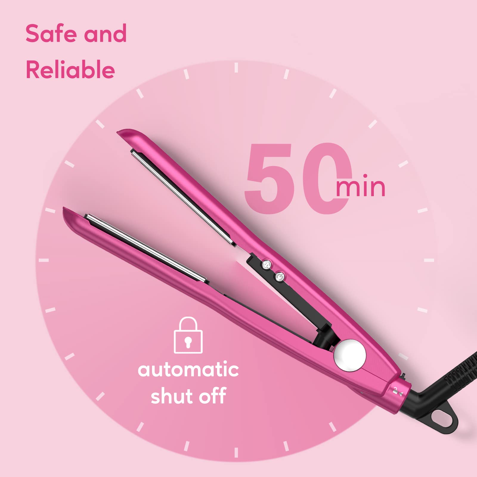 Terviiix perfect for bangs and short hair, delivering sleek results