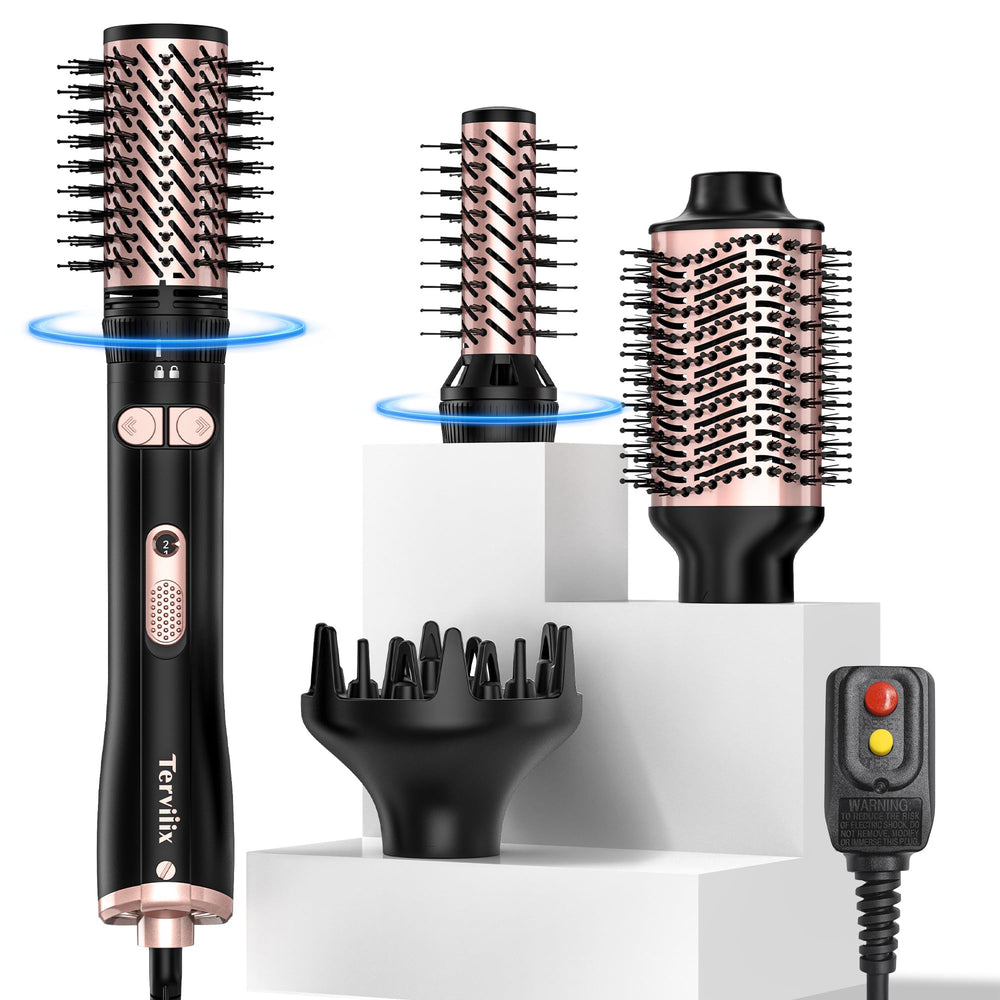 Terviiix 4in1 rotating brush 2in lifts roots for fuller volume and quick styling.