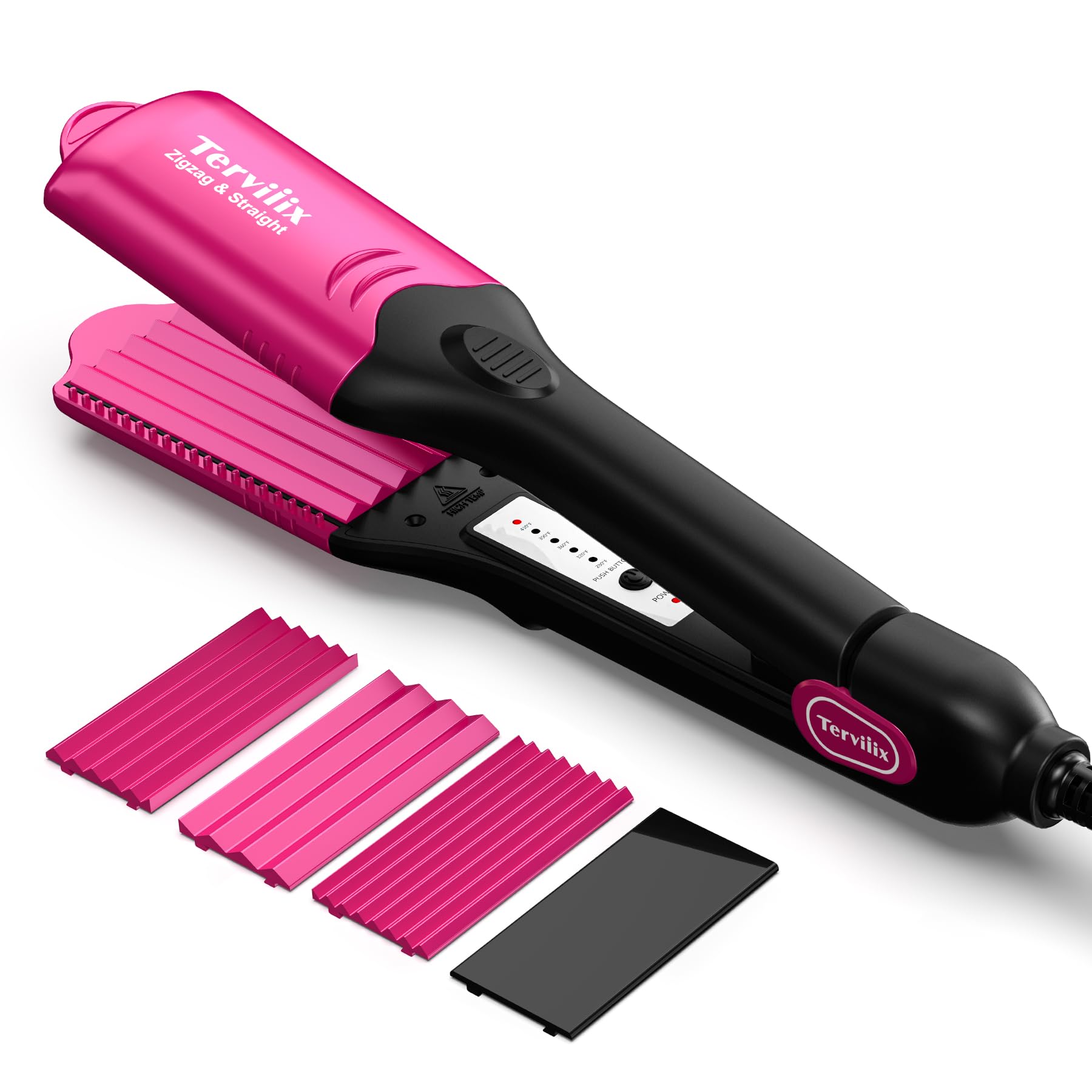 Terviiix crimper 60-minute auto-off safety feature for peace of mind after styling.