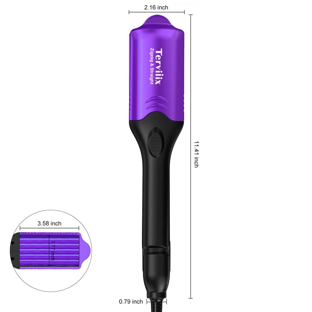Terviiix crimper auto-off enhances safe, unattended styling
