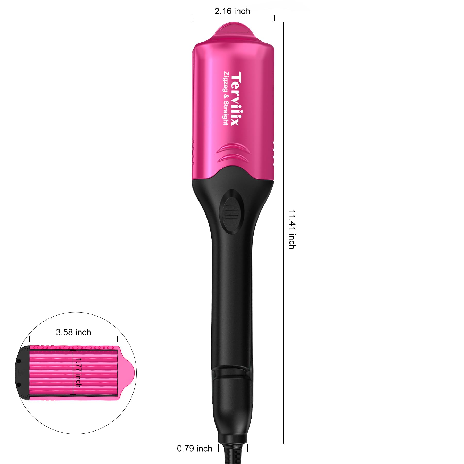 Terviiix crimper ergonomic non-slip handle provides comfortable grip during use.