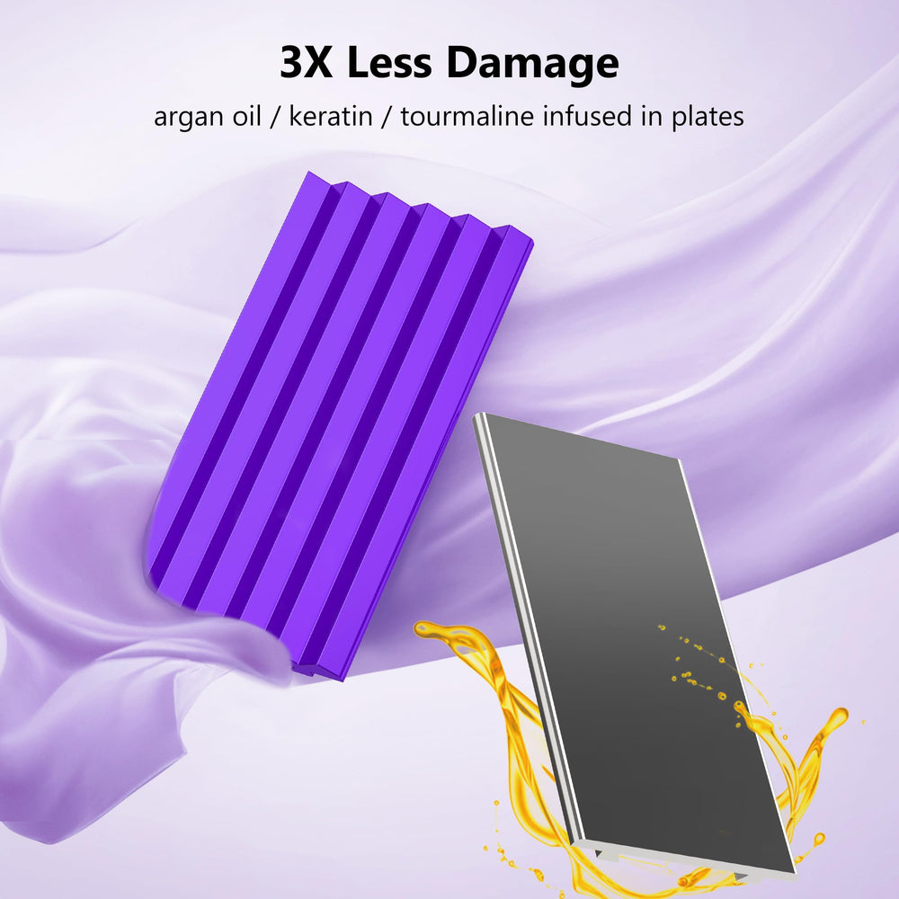 Terviiix crimper keratin-argan plate infusion for shine and smooth styling