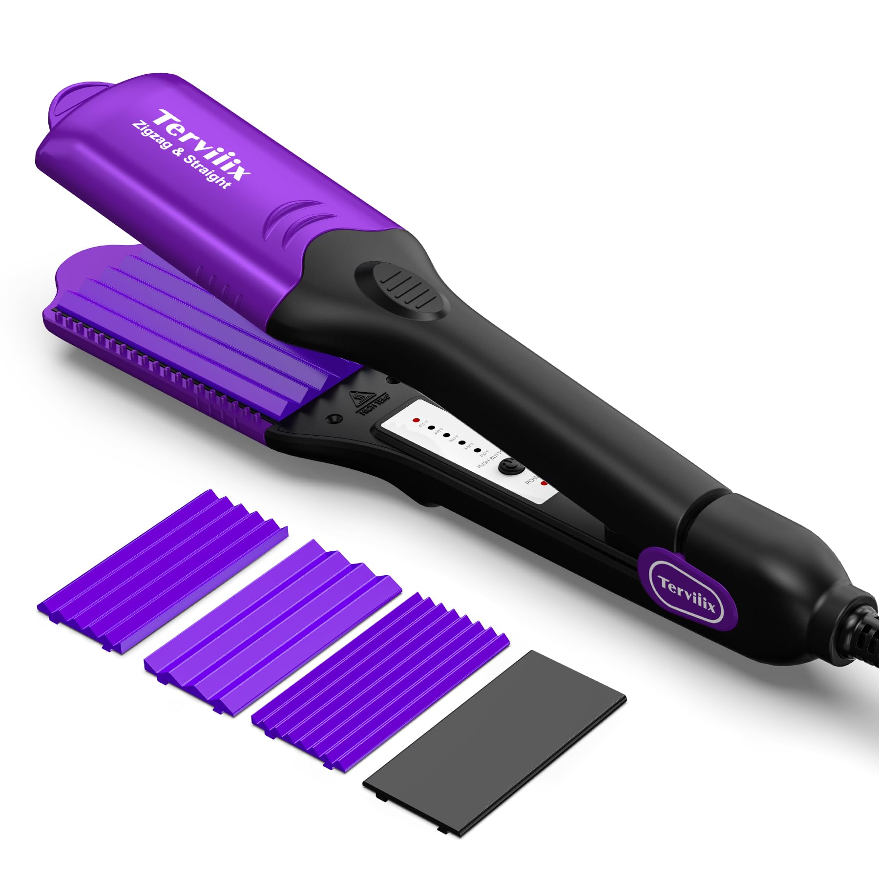 Terviiix crimper travel-friendly design for on-the-go touch-ups