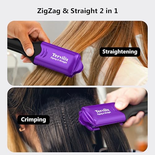 Terviiix crimper wide plate for broad wave texture and lift