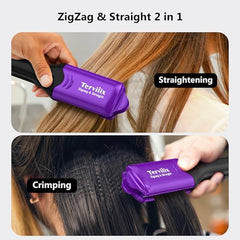 Terviiix crimper wide plate for broad wave texture and lift