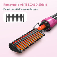 Terviiix hot comb with five heat settings for versatile styling