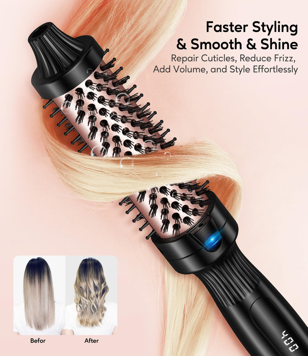 Terviiix round ergonomic handle ensures comfortable styling and reduced fatigue.