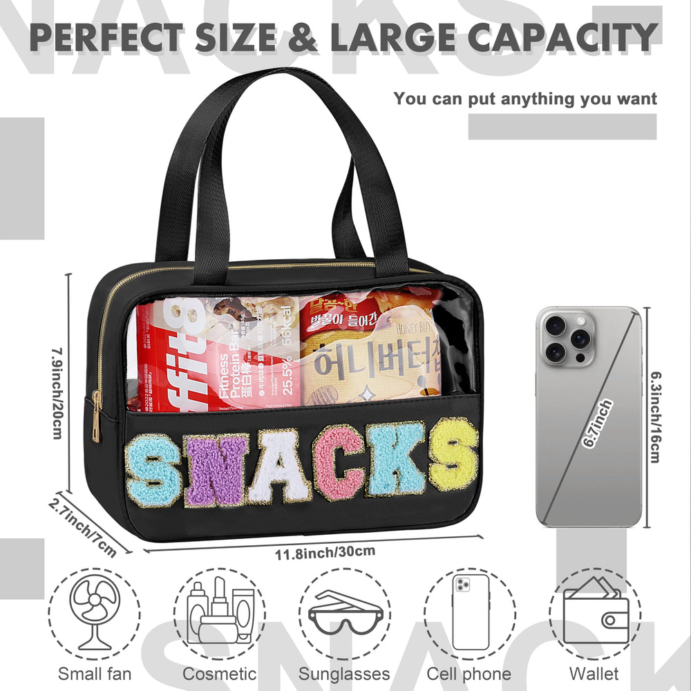TESAFNG clear cosmetic bag waterproof material keeps belongings visible and protected during trips.